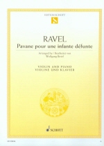 Pavane pour une infante defunte for Violin and Piano